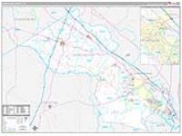 Dorchester, Sc Carrier Route Wall Map