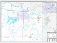Douglas, Ks Carrier Route Wall Map