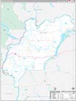 Douglas, Wa Carrier Route Wall Map