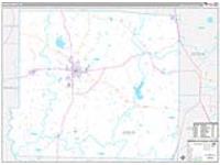 Drew, Ar Carrier Route Wall Map