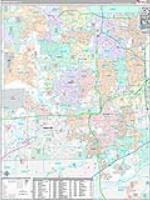 Dupage, Il Wall Map Zip Code