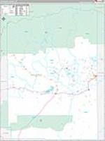 Duchesne, Ut Carrier Route Wall Map