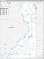 Dunklin, Mo Carrier Route Wall Map