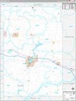Dunn, Wi Carrier Route Wall Map