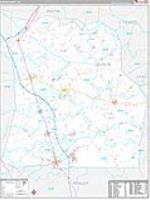 Duplin, Nc Carrier Route Wall Map