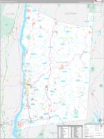 Dutchess, Ny Carrier Route Wall Map