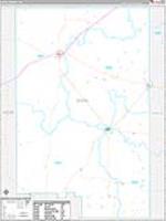 Duval, Tx Carrier Route Wall Map