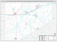 Eastland, Tx Carrier Route Wall Map