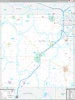 Eaton, Mi Carrier Route Wall Map