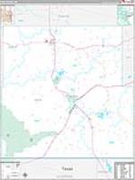 Eddy, Nm Carrier Route Wall Map