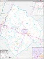 Edgecombe, Nc Carrier Route Wall Map
