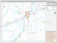 Effingham, Il Wall Map Zip Code