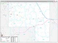 Elbert, Co Carrier Route Wall Map