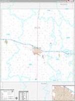 Ellis, Ks Carrier Route Wall Map