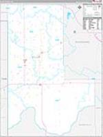 Ellis, Ok Carrier Route Wall Map