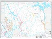 Elmore, Al Carrier Route Wall Map
