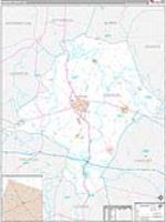 Emanuel, Ga Carrier Route Wall Map