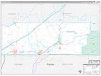 Escambia, Al Carrier Route Wall Map