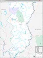 Essex, Vt Carrier Route Wall Map