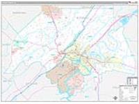 Etowah, Al Carrier Route Wall Map