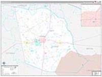Evans, Ga Carrier Route Wall Map