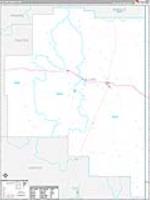 Fallon, Mt Carrier Route Wall Map