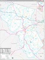 Fauquier, Va Carrier Route Wall Map