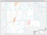 Fayette, Al Carrier Route Wall Map