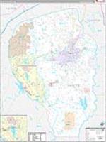 Fayette, Ga Carrier Route Wall Map