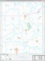 Fayette, Ia Wall Map Zip Code