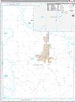 Fayette, In Carrier Route Wall Map