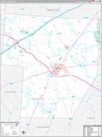 Fayette, Oh Carrier Route Wall Map