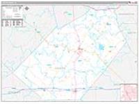 Fayette, Tx Carrier Route Wall Map