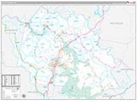 Fayette, Wv Carrier Route Wall Map