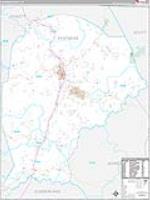Fentress, Tn Carrier Route Wall Map