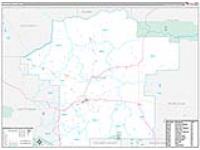 Fergus, Mt Carrier Route Wall Map
