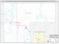 Finney, Ks Carrier Route Wall Map