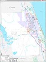 Flagler, Fl Carrier Route Wall Map