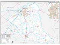 Florence, Sc Carrier Route Wall Map