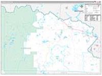 Florence, Wi Carrier Route Wall Map