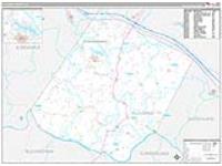 Fluvanna, Va Carrier Route Wall Map