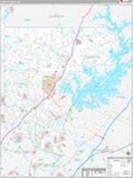 Forsyth, Ga Carrier Route Wall Map