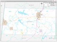 Franklin, Al Carrier Route Wall Map