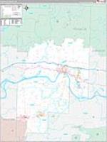 Franklin, Ar Carrier Route Wall Map