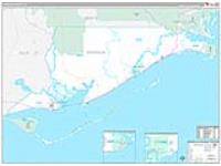 Franklin, Fl Carrier Route Wall Map