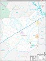 Franklin, Ga Carrier Route Wall Map