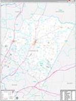 Franklin, Nc Carrier Route Wall Map