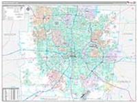 Franklin, Oh Carrier Route Wall Map