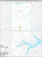 Franklin, Tx Carrier Route Wall Map