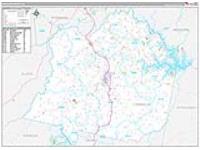 Franklin, Va Wall Map Zip Code